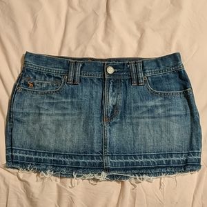 Abercrombie & Fitch denim mini skirt